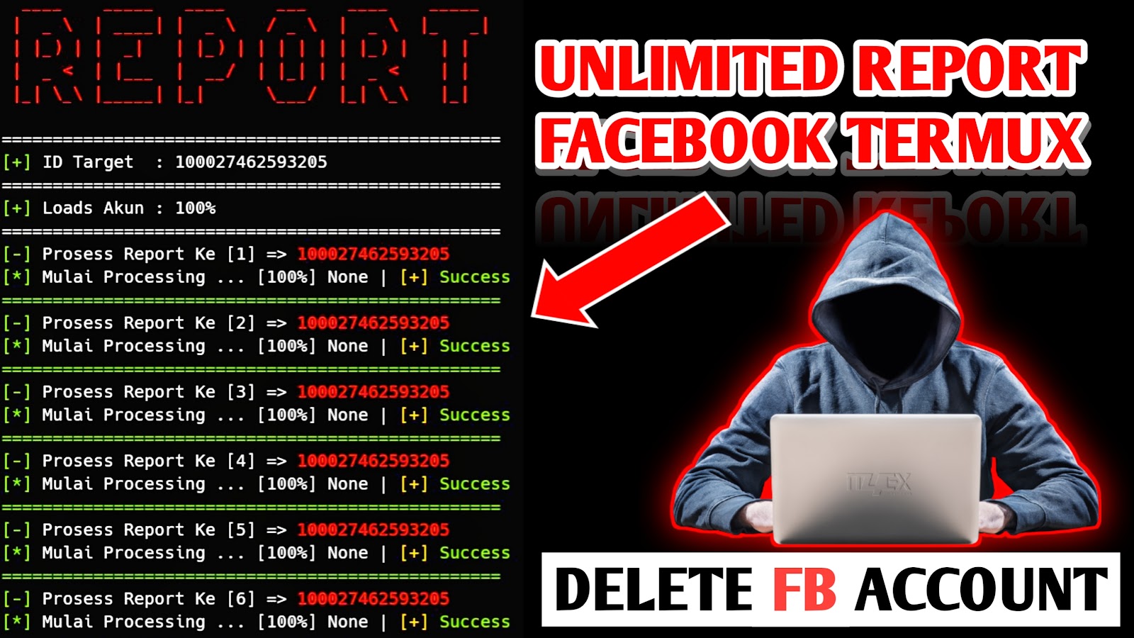 Script Auto Report Facebook Termux Auto Ke Blokir